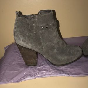 Gray booties